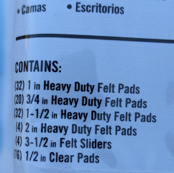 Everbilt heavy duty felt pads 108 assorted pieces - Picture 5 of 7
